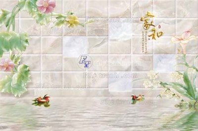 Tải xuống file tranh gốc File tranh in tường giả ngọc GN2186 (PSD/TIFF)