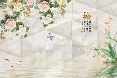 Tải file File tranh in tường giả ngọc GN2188 (gốc) in ấn chất lượng