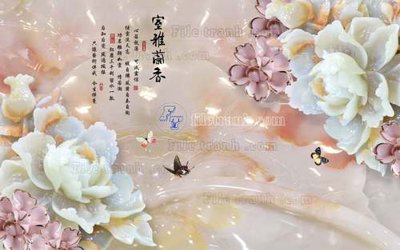 File tranh File tranh in tường giả ngọc GN2204 (gốc) in film