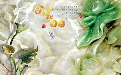 File gốc File tranh in tường giả ngọc GN2206 (in mica) cắt laser