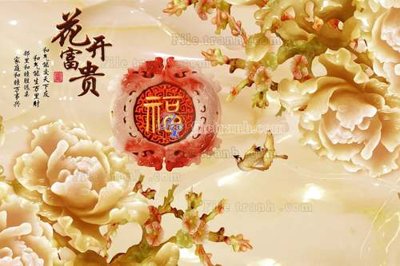 File in ấn cao cấp File tranh in tường giả ngọc GN2214 (file gốc)