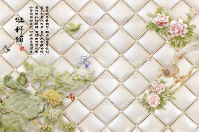 Chi tiết file gốc File tranh in tường giả ngọc GN2231 (cho in tráng gương)