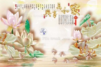 File gốc File tranh in tường giả ngọc GN2287 (phong cách) châu Âu