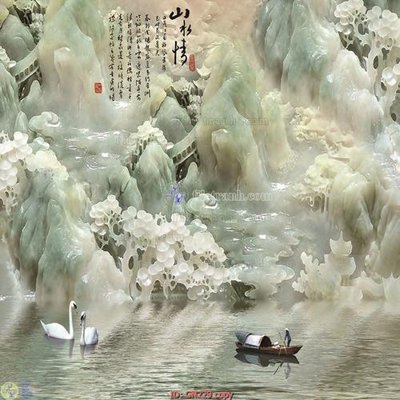 Tải file gốc File tranh giả ngọc GN229 (in không vỡ ảnh)