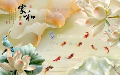 Tải file gốc File tranh in tường giả ngọc GN2311 (in khổ lớn) không vỡ