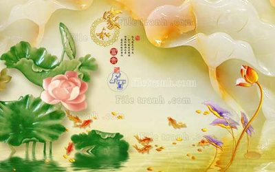 File tranh in mica File tranh in tường giả ngọc GN2317 (độ phân giải cao)