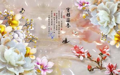 Tải file gốc File tranh in tường giả ngọc GN2322 (in không vỡ ảnh)