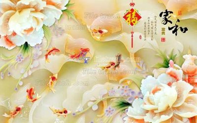 Tải file File tranh in tường giả ngọc GN2341 (PSD) cho in ấn quảng cáo