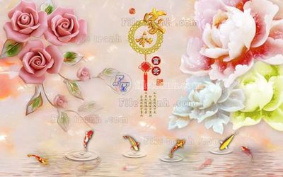 File PSD File tranh in tường giả ngọc GN2348 (bản gốc) độ phân giải cao