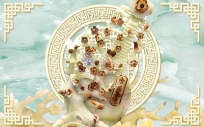 Hình ảnh file gốc File tranh in tường giả ngọc GN2384 cho in UV