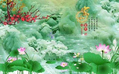 File tranh File tranh in tường giả ngọc GN2430 (ảnh gốc) in trần nhà