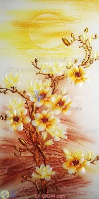 File gốc File tranh giả ngọc GN244 (in lụa) tranh thuận buồm