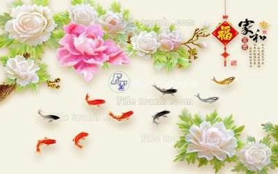 File tranh trang trí File tranh in tường giả ngọc GN2462 (file gốc)