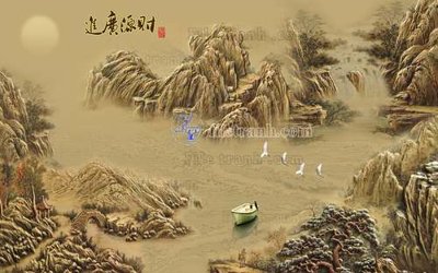 File in trần File tranh in tường giả ngọc GN2474 (file gốc) hoa văn 3D