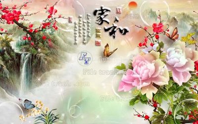 Ảnh mô tả file gốc in mica File tranh in tường giả ngọc GN2514