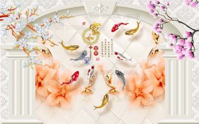 File gốc File tranh in tường giả ngọc GN2528 (PNG) trong suốt (transparent)