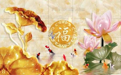 File gốc File tranh in tường giả ngọc GN2540 (in lụa) tranh mã đáo