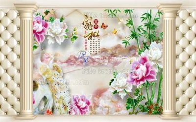 File gốc File tranh in tường giả ngọc GN2547 (in ấn) không giới hạn