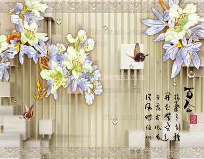 File in mica File tranh in tường giả ngọc GN2548 (ảnh gốc) đẹp