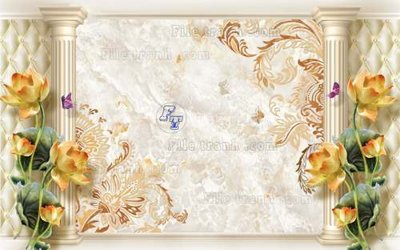 File tranh File tranh in tường giả ngọc GN2554 (bản gốc) treo phòng ăn