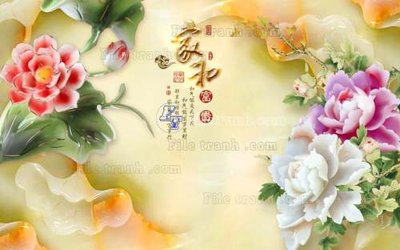 Cung cấp file tranh gốc File tranh in tường giả ngọc GN2559 độc quyền