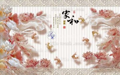 File gốc File tranh in tường giả ngọc GN2580 (in lụa) trang trí tường