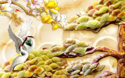 File tranh File tranh in tường giả ngọc GN3007 (ảnh gốc) chi tiết rõ ràng