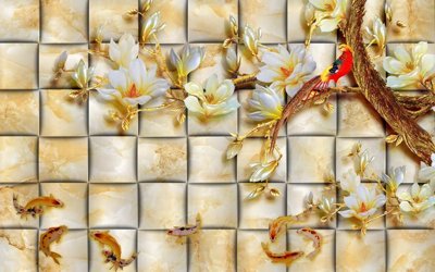 File tranh File tranh in tường giả ngọc GN3053 (ảnh gốc) không bị mờ