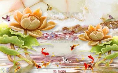 Tải file File tranh giả ngọc GN306 (ảnh gốc) in gạch 3D