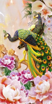 File gốc File tranh in tường giả ngọc GN3119 (phong cách) cổ điển