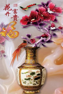 File PSD File tranh in tường giả ngọc GN3138 (bản gốc) dễ dàng edit