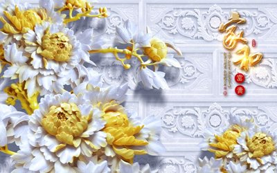 File gốc File tranh in tường giả ngọc GN3172 (in tráng gương) ốp tường