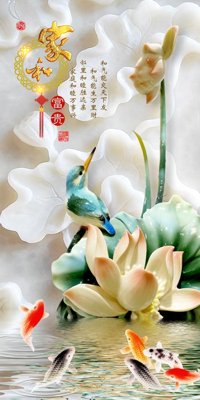 File tranh File tranh in tường giả ngọc GN3222 (bản gốc) in lụa dán tường