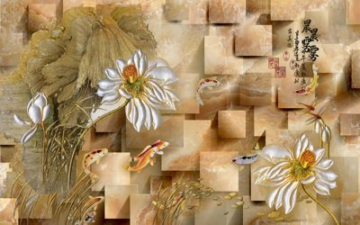 File gốc File tranh in tường giả ngọc GN3228 (in lụa) tranh thuận buồm