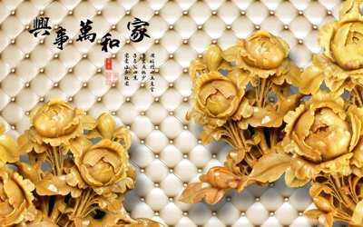 Tải file File tranh in tường giả ngọc GN3250 (gốc) làm file tranh quảng cáo