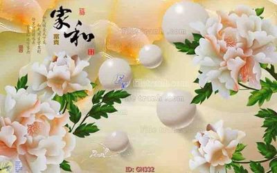 Ảnh gốc File tranh giả ngọc GN332 (siêu chi tiết) để in ấn