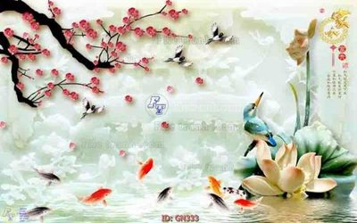 File tranh File tranh giả ngọc GN333 (ảnh gốc) in trần xuyên sáng