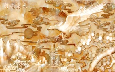 File gốc File tranh in tường giả ngọc GN3466 (phong cách) cổ điển