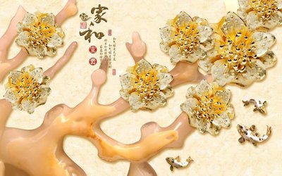 File gốc File tranh in tường giả ngọc GN3467 (chủ đề hiện đại) trang trí