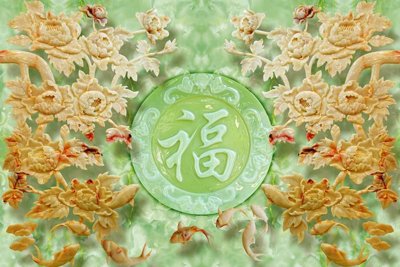 File ảnh File tranh in tường giả ngọc GN3521 (gốc) cho trang trí nhà hàng