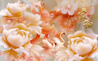 File gốc File tranh in tường giả ngọc GN3579 (in mica) cắt laser