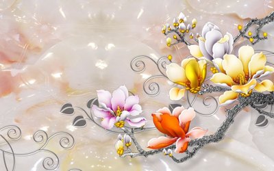 File tranh File tranh in tường giả ngọc GN3654 (gốc) chủ đề động vật