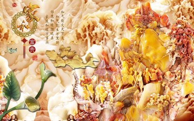 File gốc in ấn File tranh in tường giả ngọc GN3679 (sẵn sàng tải về)