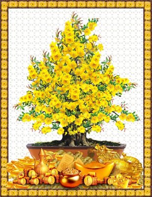 File gốc in tráng gương File tranh in tường giả ngọc GN3842 chi tiết