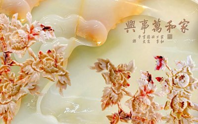 File gốc File tranh in tường giả ngọc GN3859 (in tráng gương) sang trọng