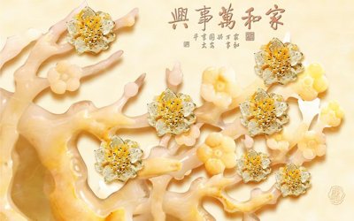 File in trần File tranh in tường giả ngọc GN3871 (file gốc) xuyên sáng