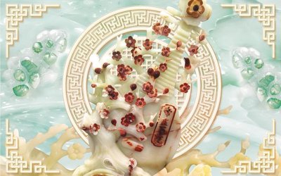 Tải file gốc File tranh in tường giả ngọc GN3875 dùng cho in ấn