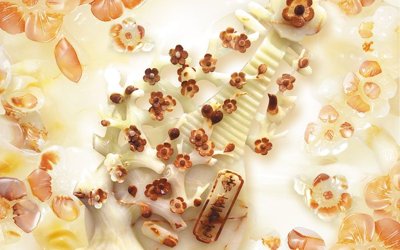 File tranh gốc File tranh in tường giả ngọc GN3877 (bản quyền) độc đáo