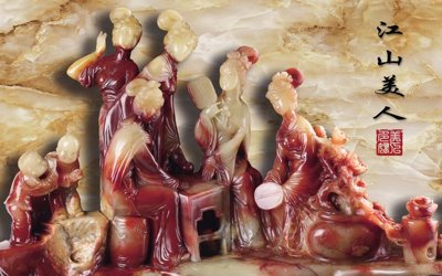 File ảnh File tranh in tường giả ngọc GN3888 (gốc) in Hiflex