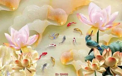 File gốc File tranh giả ngọc GN400 (ảnh chi tiết) để in lụa